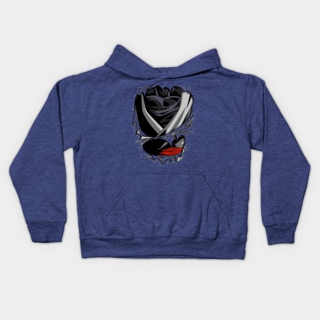 Goku Black Chest Dragon Ball Super Kids Hoodie by GeekCastle